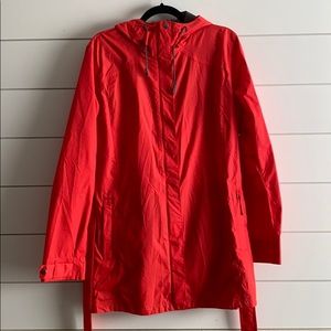 Columbia XL Zip Up Red Raincoat